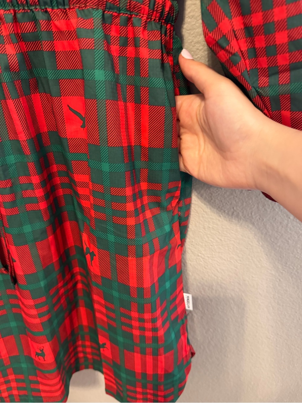 Magellan Outdoors Red & Green Plaid Dress XL - Picture 4 of 5